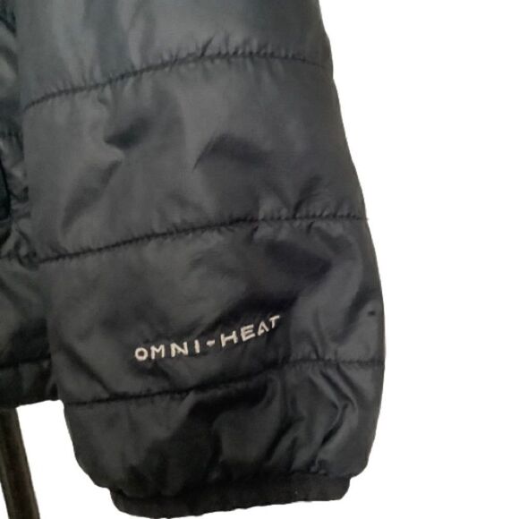 COLUMBIA UNISEX BLACK OMNI HEAT ZIP UP JACKET SZ S - Picture 7 of 14
